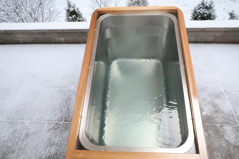 Aurgod 763011056793 Cold Plunge Tub, 2 Person Cold Hot System