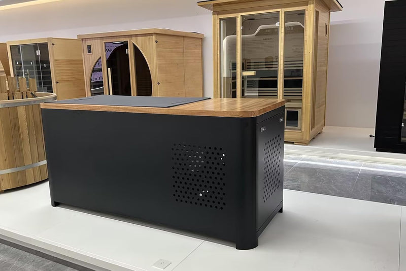 Aurgod 763011056793 Cold Plunge Tub, 2 Person Cold Hot System