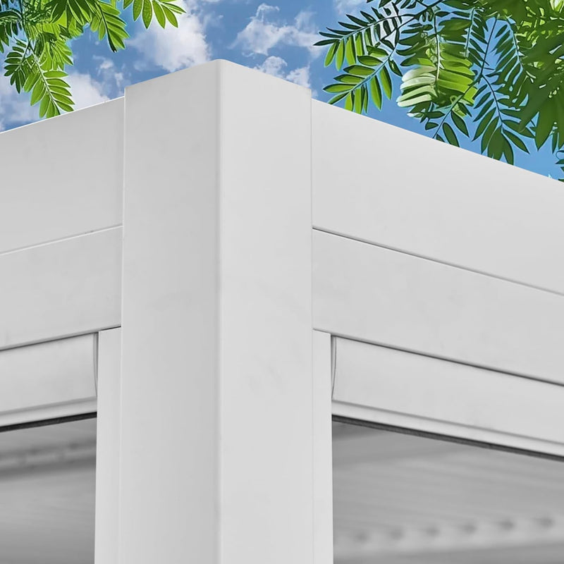 MELLCOM Motorized Louvered Pergola 10x20