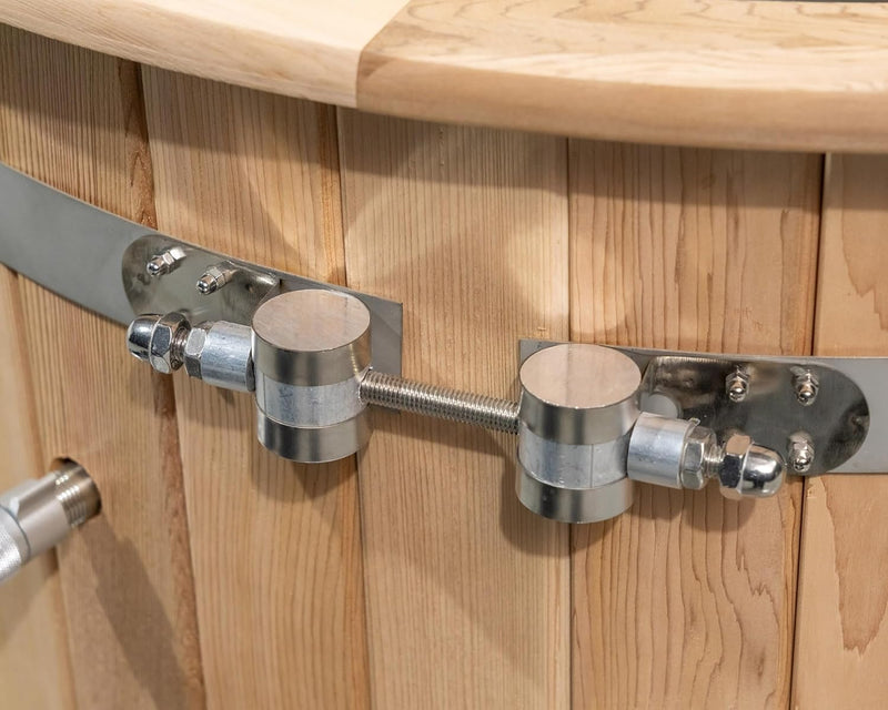 Aurgod 763011060400 Cold Plunge Barrel Tub 1 Person Cold Hot System