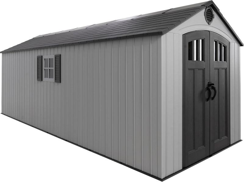 Lifetime 60470 Outdoor Storage Shed, 8x20 Ft