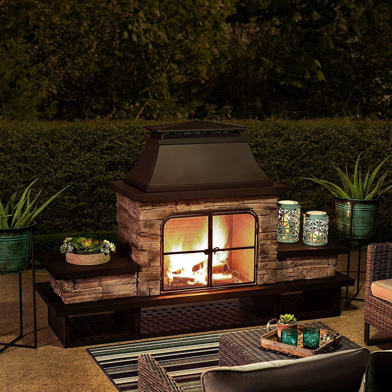 Sunjoy 841057165089 Outdoor Fireplace