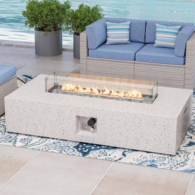 COSIEST 722385615234 Fire Pit Table, 56" x 28"