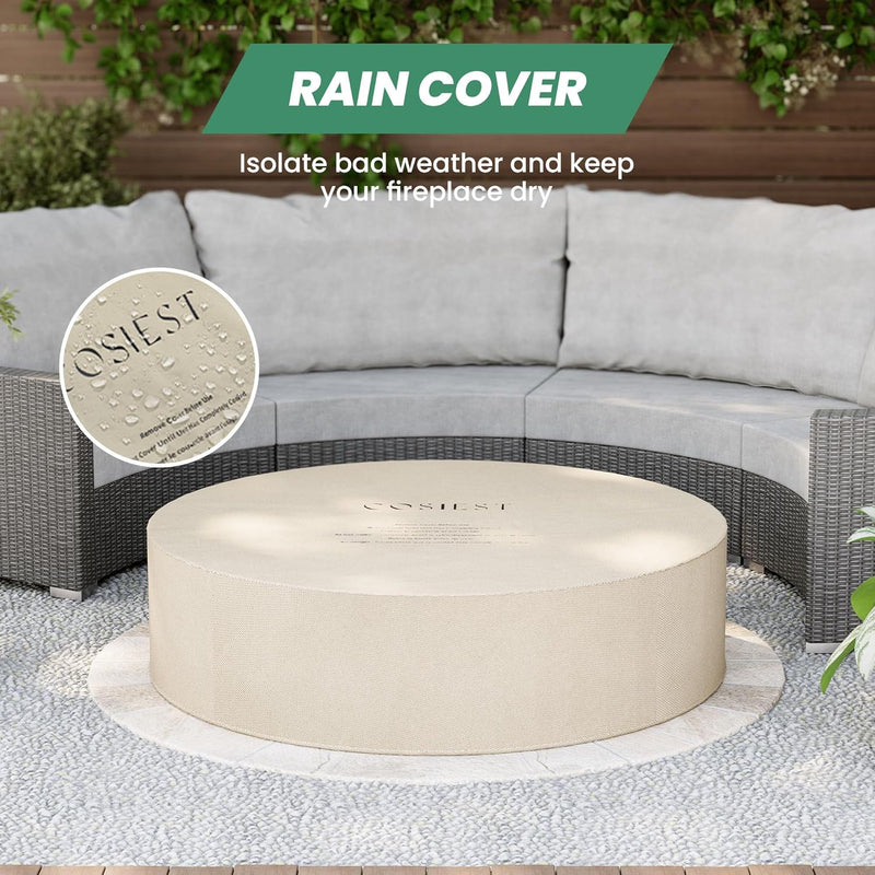 COSIEST 712636976573 Propane Fire Pit Coffee Table 42 inch