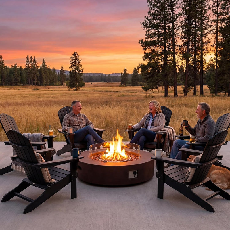 COSIEST 722385615937 Propane Firepit Table 42 inch