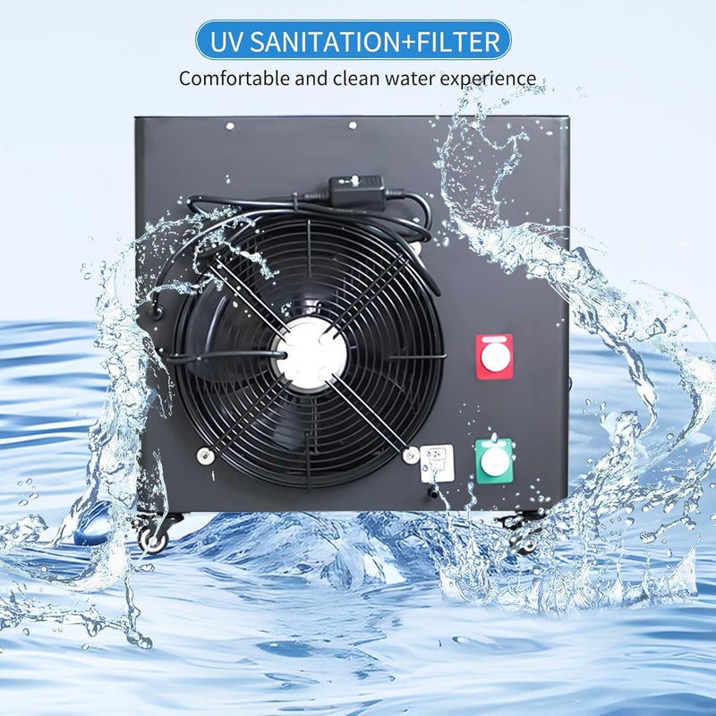 Aurgod SMT-HIR13072 Cold Plunge Tub 2 Person Cold Hot System