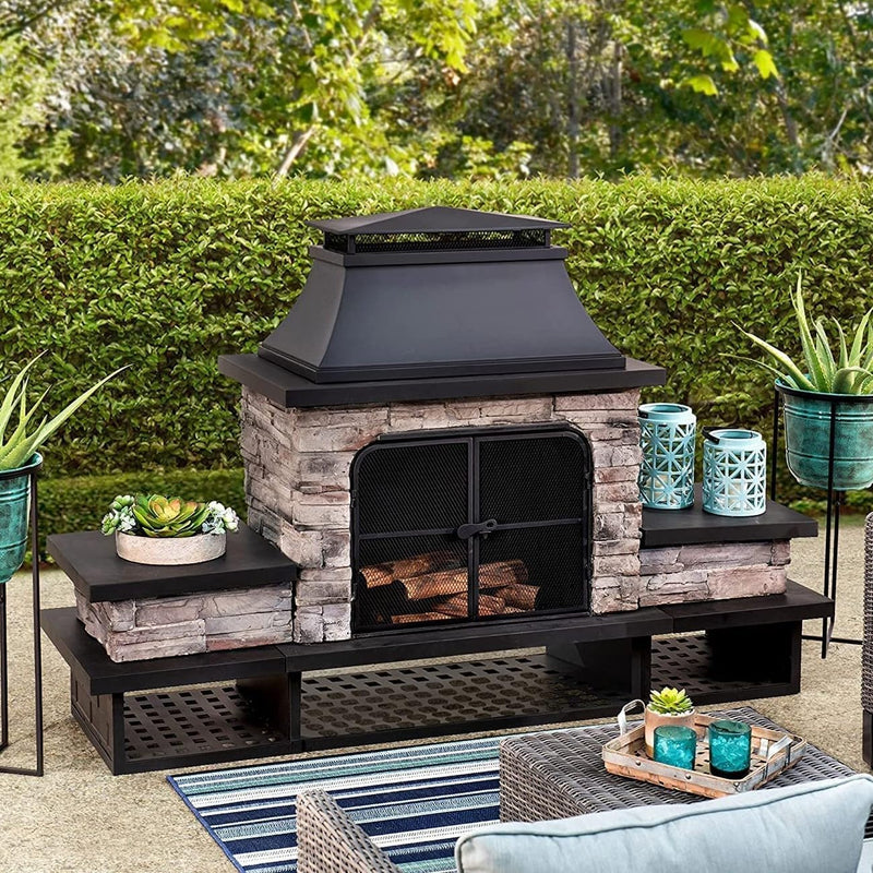 Sunjoy 841057165089 Outdoor Fireplace