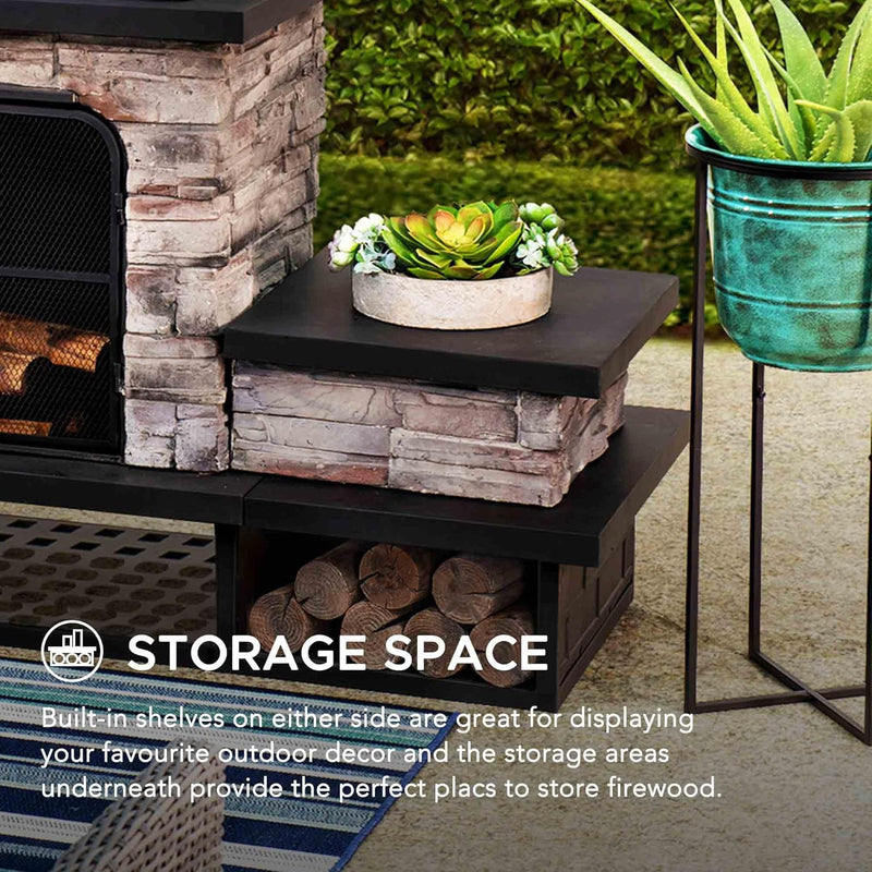 Sunjoy 841057165089 Outdoor Fireplace