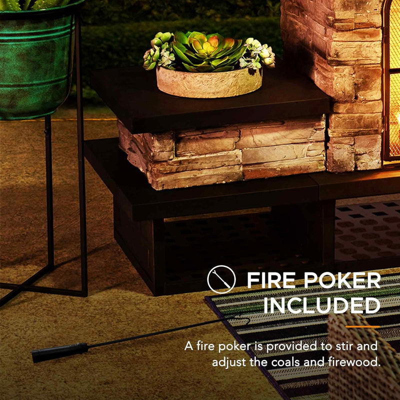 Sunjoy 841057165089 Outdoor Fireplace