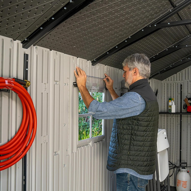 Lifetime 60470 Outdoor Storage Shed, 8x20 Ft