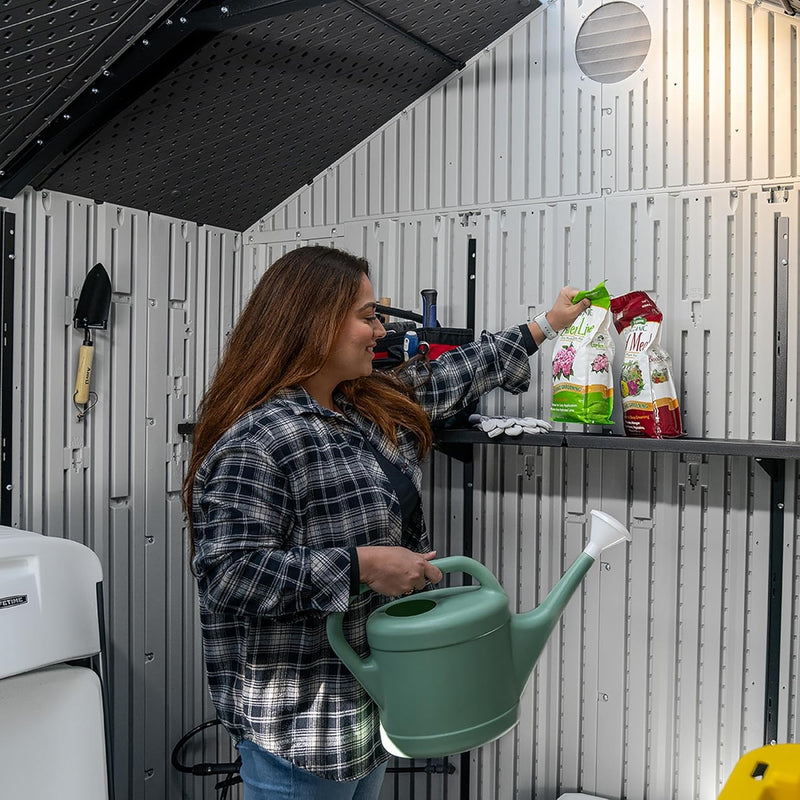Lifetime 60470 Outdoor Storage Shed, 8x20 Ft