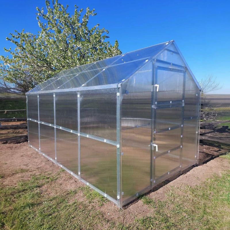 Baumera Small Walk in Greenhouse Kit - 7.7x16.4